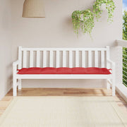 Tuinbankkussen 180x50x7 cm rood oxford stof