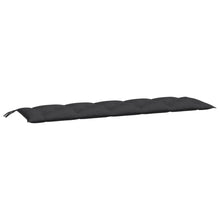 Tuinbankkussen 180X50X7 Cm Oxford Stof Zwart Groen
