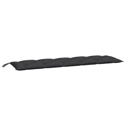 Tuinbankkussen 180X50X7 Cm Oxford Stof Zwart Groen