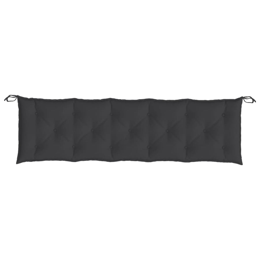 Tuinbankkussen 180X50X7 Cm Oxford Stof Zwart Groen