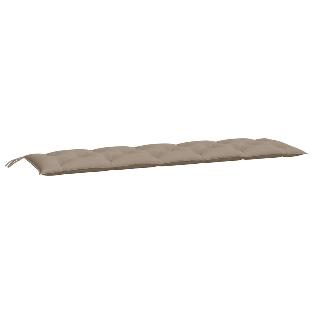 Tuinbankkussen 180x50x7 cm oxford stof taupe
