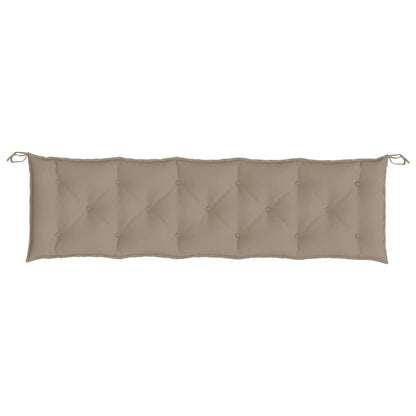 Tuinbankkussen 180x50x7 cm oxford stof taupe