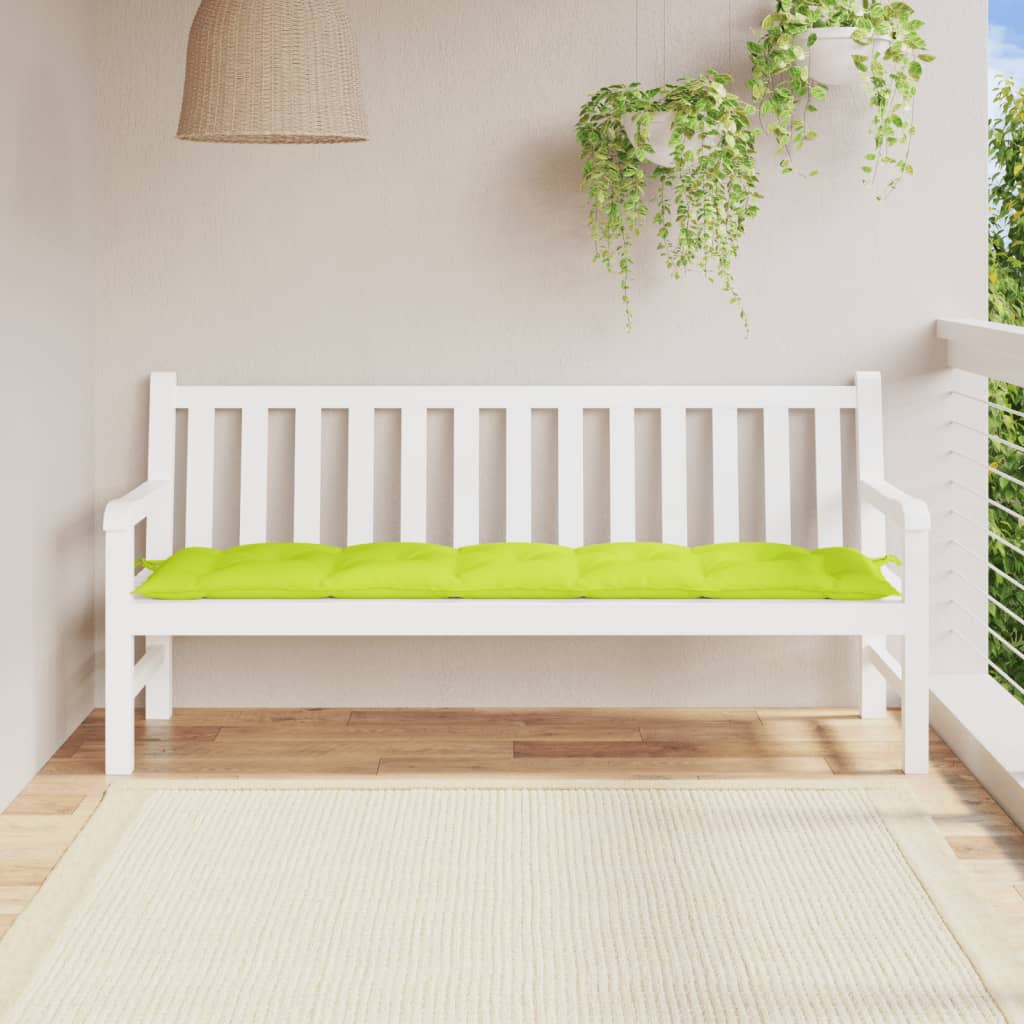 Tuinbankkussen Oxford Stof 180 x 50 x 7 cm Heldergroen