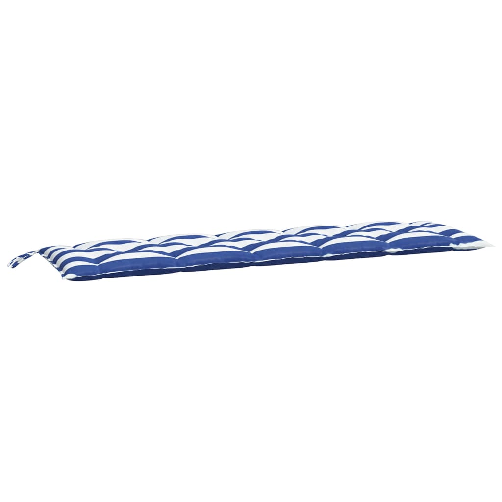 Bankkussen Gestreept Stof Gestreept En 180 x 50 x 7 cm Blauw en wit