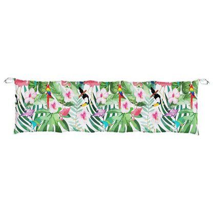 Tuinbankkussen Oxford Stof Meerkleurig 180 x 50 x 7 cm Groen en roze