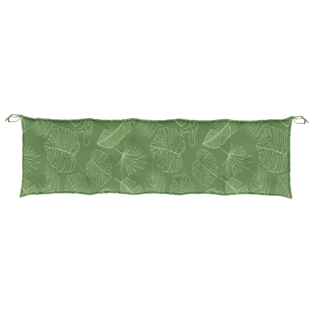 Tuinbankkussen Oxford Stof 180 x 50 x 7 cm Bladpatroon