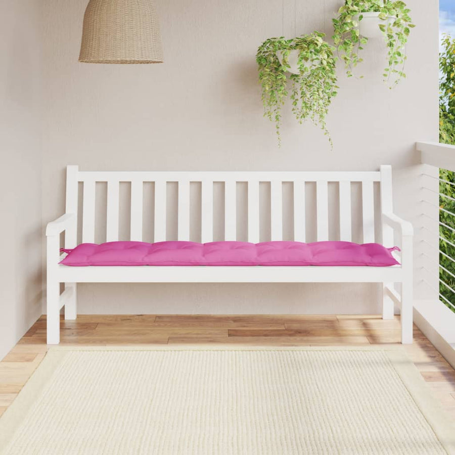 Tuinbankkussen Oxford Stof 180 x 50 x 7 cm Roze
