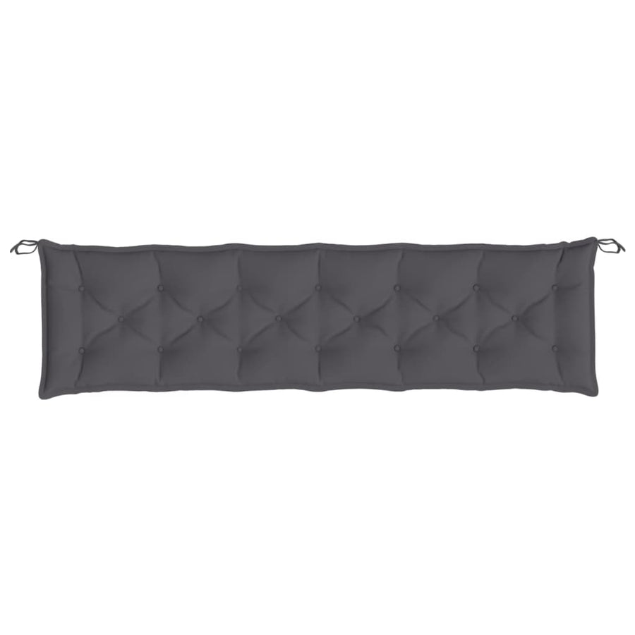 Tuinbankkussen 200X50X7 Cm Oxford Stof Antracietkleurig