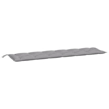 Tuinbankkussen 200X50X7 Cm Oxford Stof Grijs