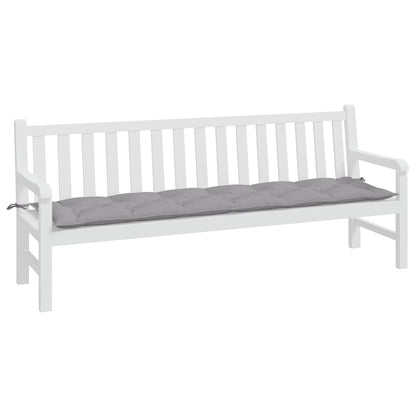 Tuinbankkussen 200X50X7 Cm Oxford Stof Grijs
