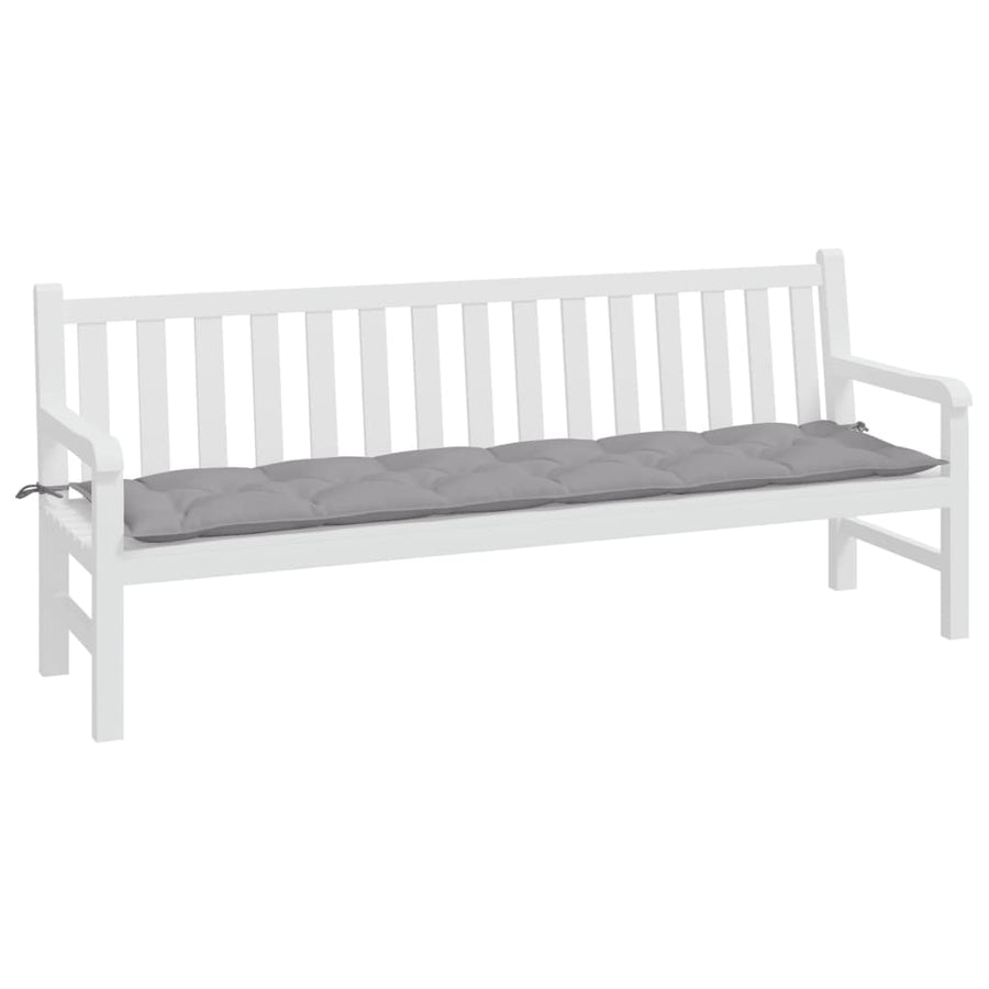 Tuinbankkussen 200X50X7 Cm Oxford Stof Grijs