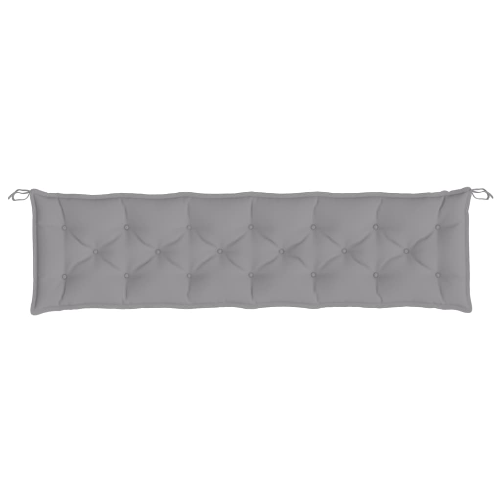 Tuinbankkussen 200X50X7 Cm Oxford Stof Grijs