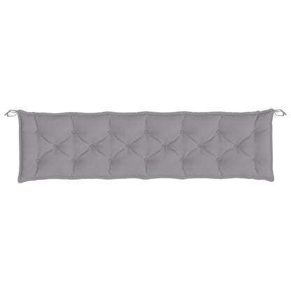 Tuinbankkussen 200X50X7 Cm Oxford Stof Grijs