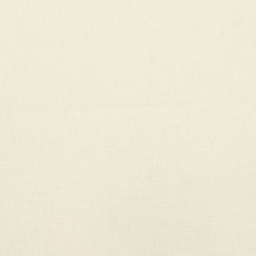 Tuinbankkussen 200x50x7 cm oxford stof crèmekleurig