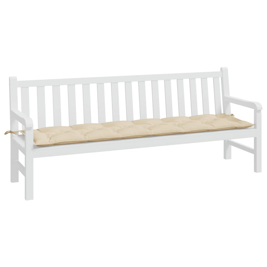 Tuinbankkussen 200X50X7 Cm Oxford Stof Beige
