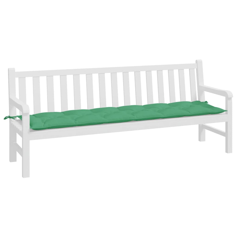 Tuinbankkussen 200X50X7 Cm Stof Groen