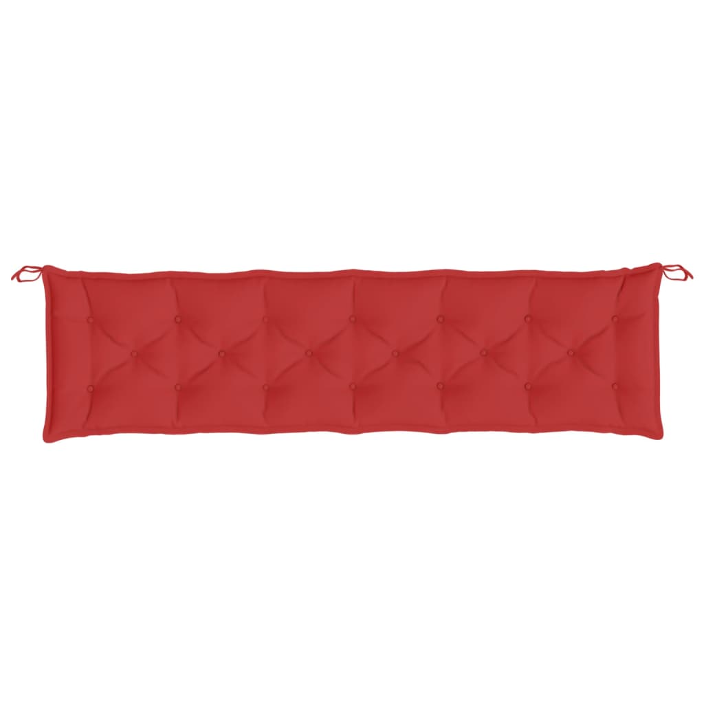 Tuinbankkussen 200X50X7 Cm Stof Rood