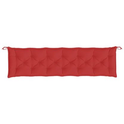Tuinbankkussen 200X50X7 Cm Stof Rood
