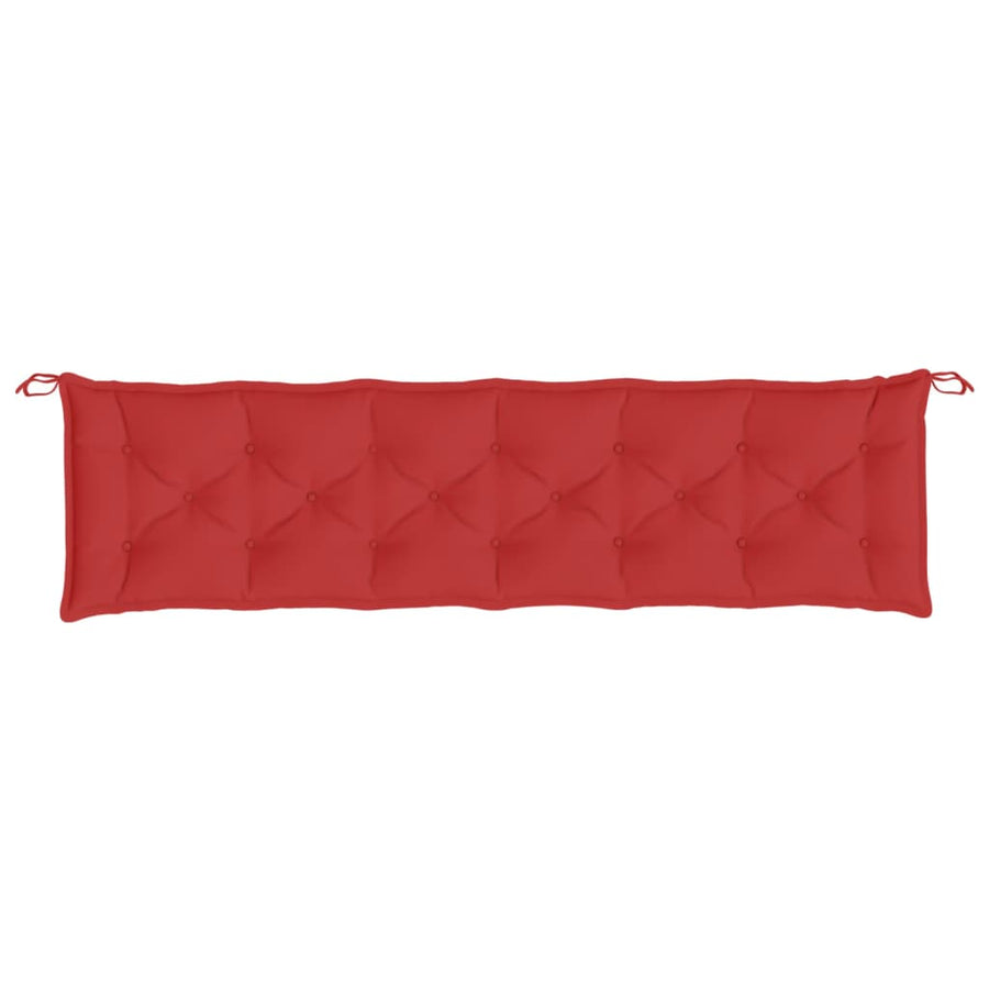 Tuinbankkussen 200X50X7 Cm Stof Rood