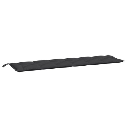 Tuinbankkussen 200X50X7 Cm Stof Zwart