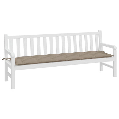 Tuinbankkussen 200X50X7 Cm Oxford Stof Taupe