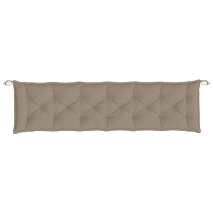 Tuinbankkussen 200X50X7 Cm Oxford Stof Taupe