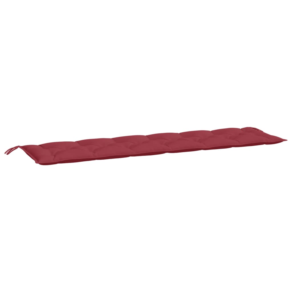 Tuinbankkussen 200X50X7 Cm Oxford Stof Wijnrood