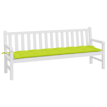 Tuinbankkussen 200X50X7 Cm Oxford Stof Heldergroen