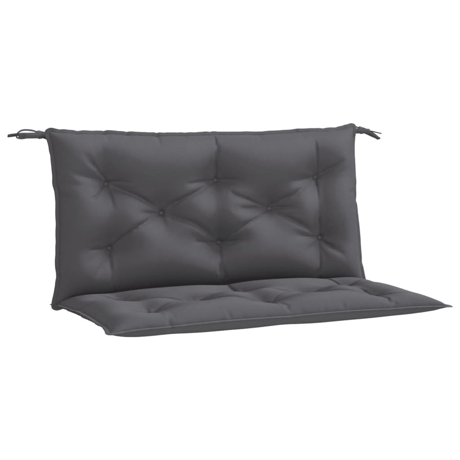 Tuinbankkussens 2 St 100X50X7 Cm Oxford Stof Antracietkleurig Groen