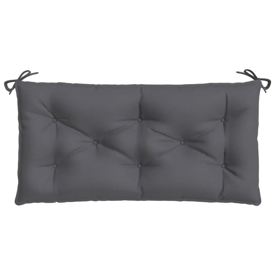 Tuinbankkussens 2 St 100X50X7 Cm Oxford Stof Antracietkleurig Groen
