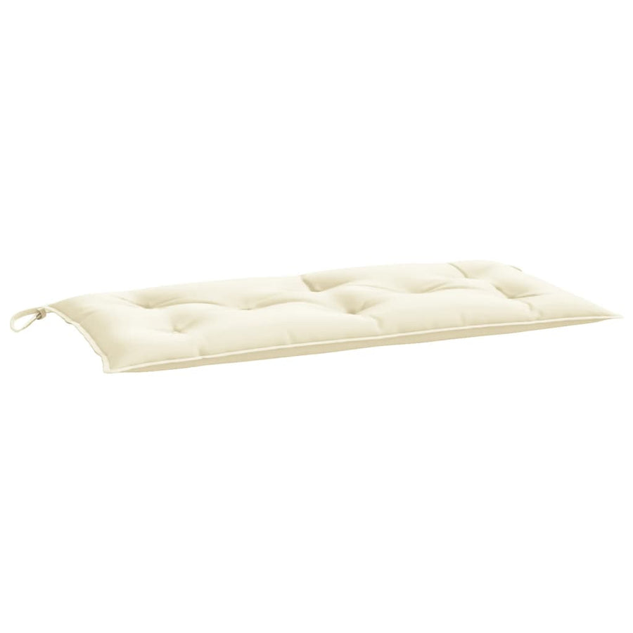 Tuinbankkussens 2 St 100X50X7 Cm Oxford Stof Crèmekleurig Groen