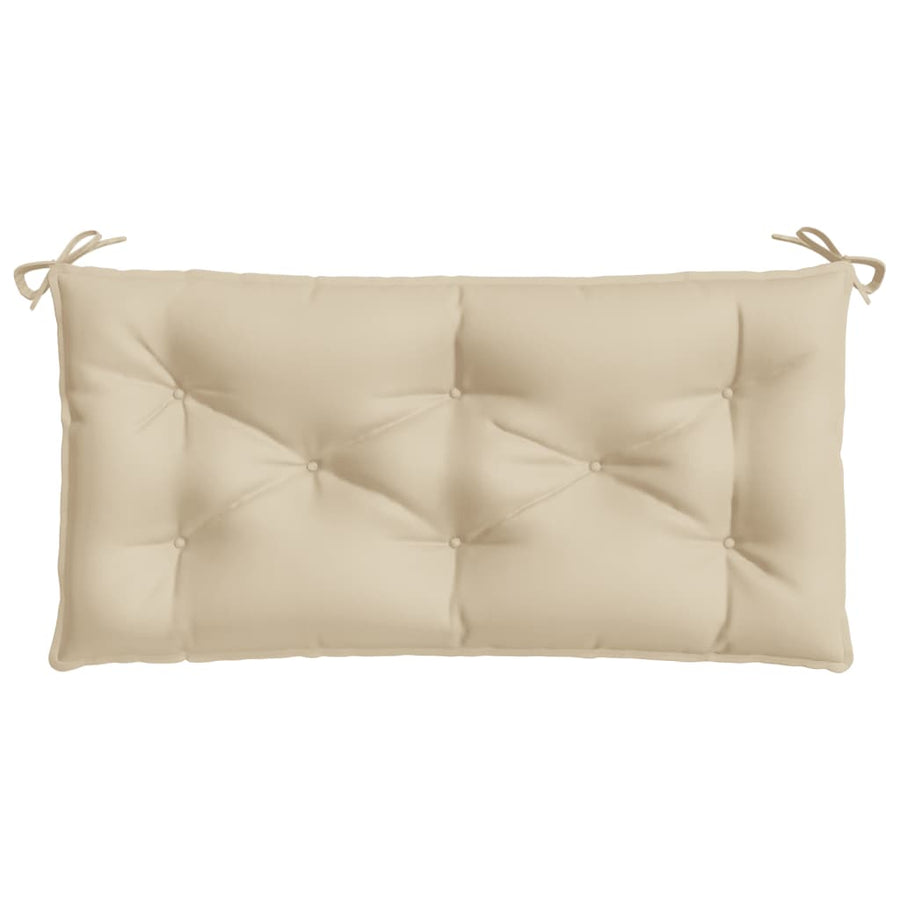 Tuinbankkussens 2 St 100X50X7 Cm Oxford Stof Beige