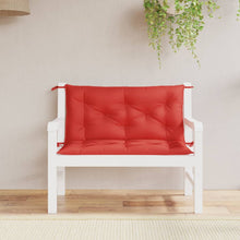 Tuinbankkussens 2 St 100X50X7 Cm Oxford Stof Rood