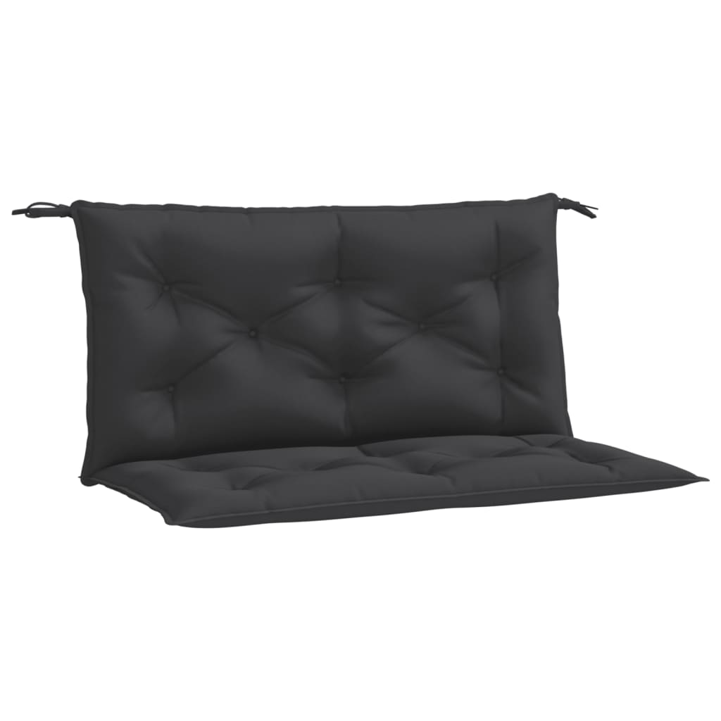 Tuinbankkussens 2 St 100X50X7 Cm Oxford Stof Zwart Groen