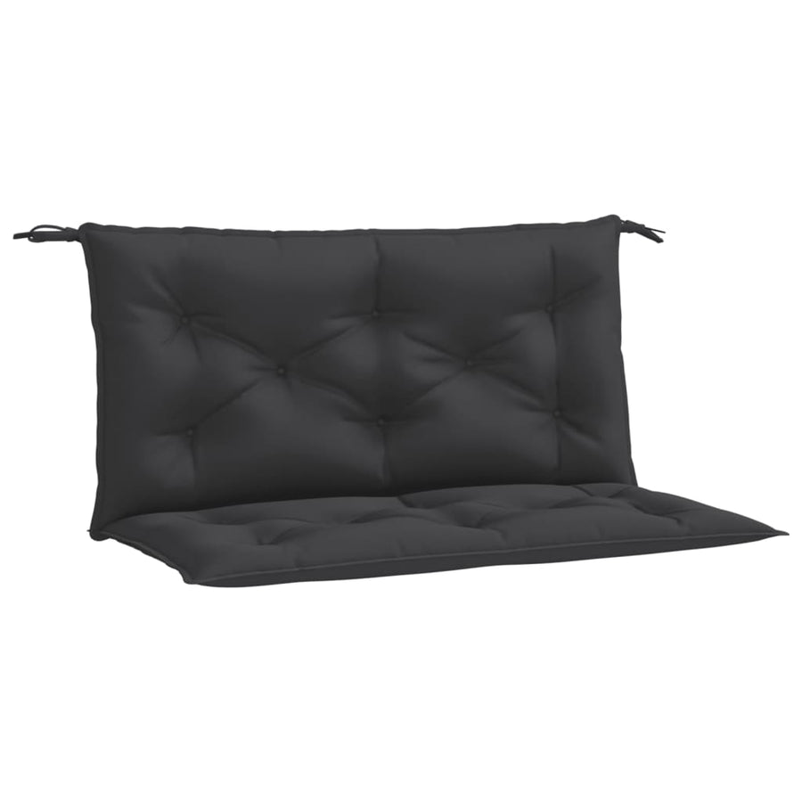 Tuinbankkussens 2 St 100X50X7 Cm Oxford Stof Zwart Groen