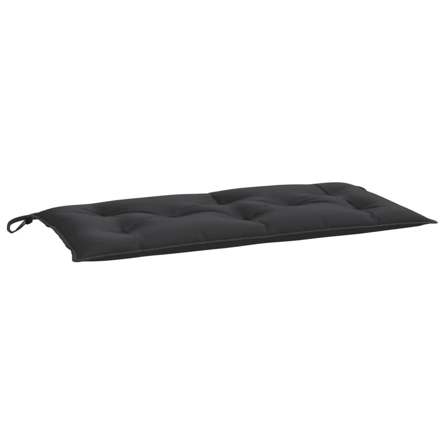 Tuinbankkussens 2 St 100X50X7 Cm Oxford Stof Zwart Groen