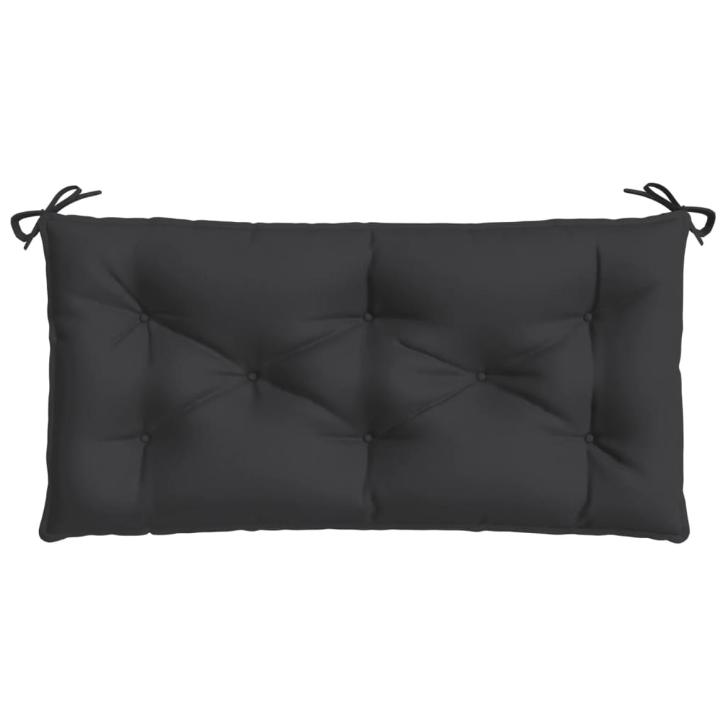 Tuinbankkussens 2 St 100X50X7 Cm Oxford Stof Zwart Groen