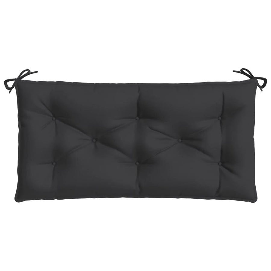 Tuinbankkussens 2 St 100X50X7 Cm Oxford Stof Zwart Groen
