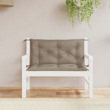 Tuinbankkussens 2 St 100X50X7 Cm Oxford Stof Taupe