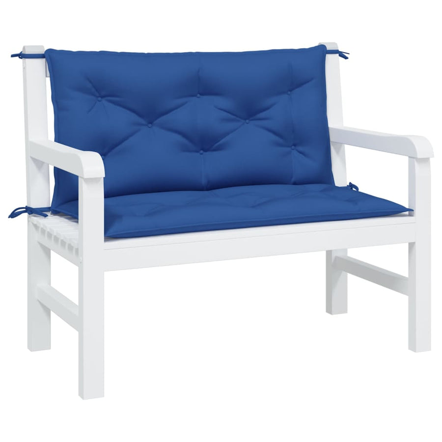 Tuinbankkussens 2 St 100X50X7 Cm Oxford Stof Koningsblauw
