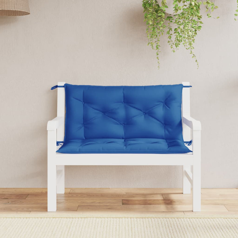 Tuinbankkussens 2 St 100X50X7 Cm Oxford Stof Koningsblauw