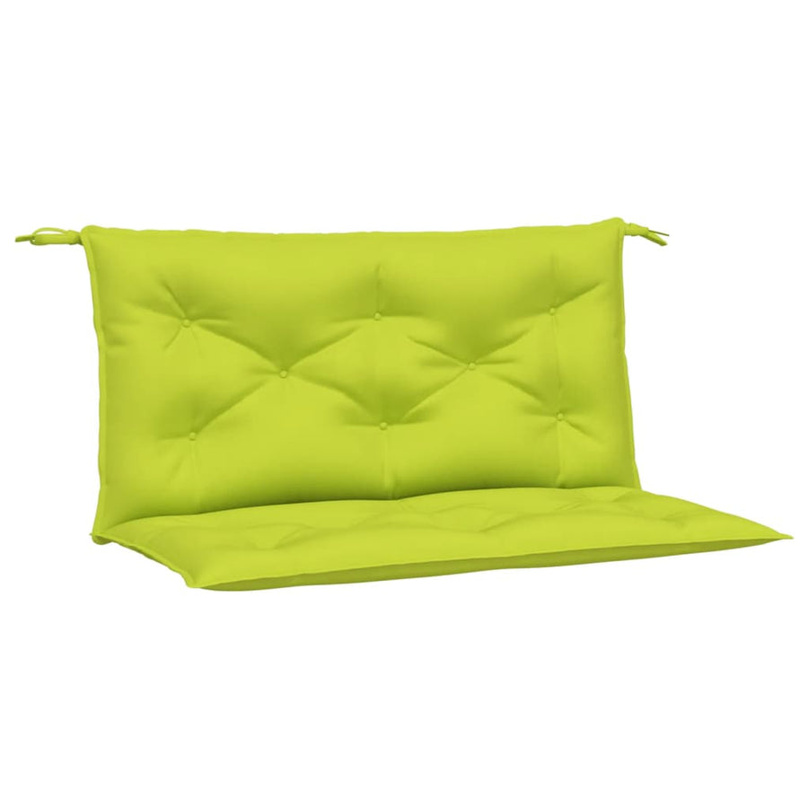 Tuinbankkussens 2 st 100x50x7 cm oxford stof heldergroen