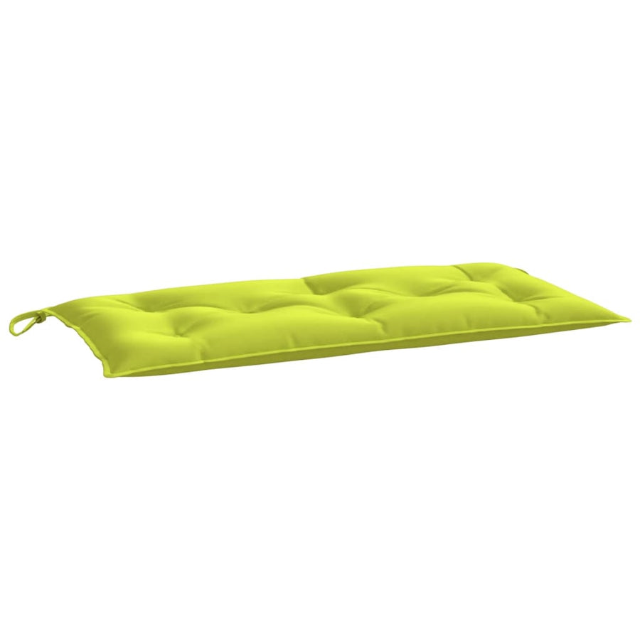 Tuinbankkussens 2 st 100x50x7 cm oxford stof heldergroen
