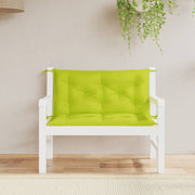 Tuinbankkussens 2 st 100x50x7 cm heldergroen