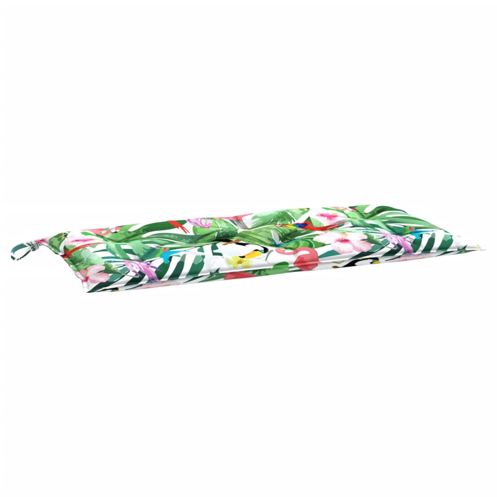 Tuinbankkussens 100X50X7 Cm Stof Meerkleurig 100 cm Groen en roze