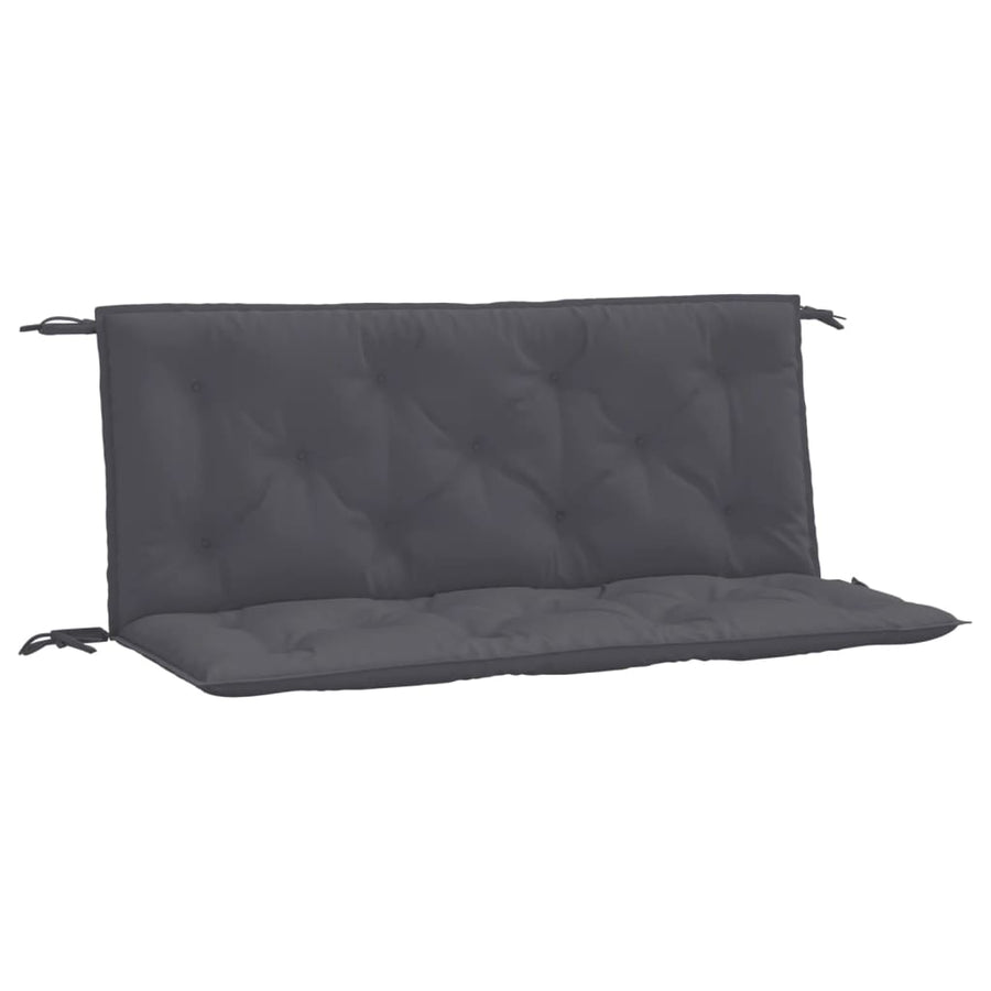 Tuinbankkussens 2 St 120X50X7 Cm Oxford Stof Antracietkleurig