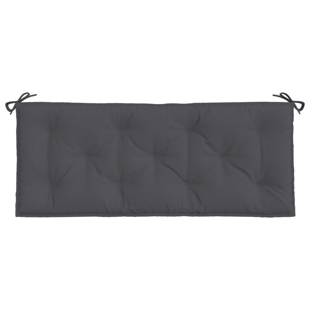 Tuinbankkussens 2 St 120X50X7 Cm Oxford Stof Antracietkleurig