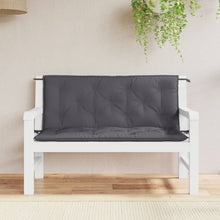 Tuinbankkussens 2 St 120X50X7 Cm Oxford Stof Antracietkleurig