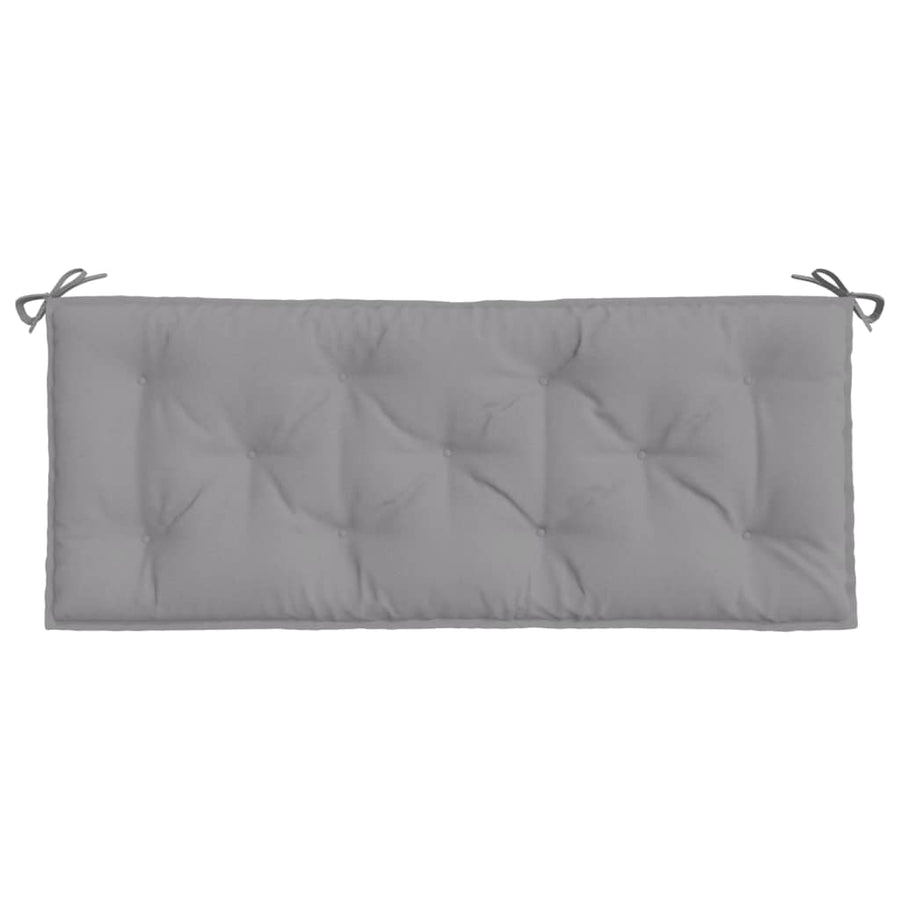 Tuinbankkussens 2 St 120X50X7 Cm Oxford Stof Grijs