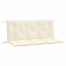 Tuinbankkussens 2 St 120X50X7 Cm Oxford Stof Crèmewit Groen